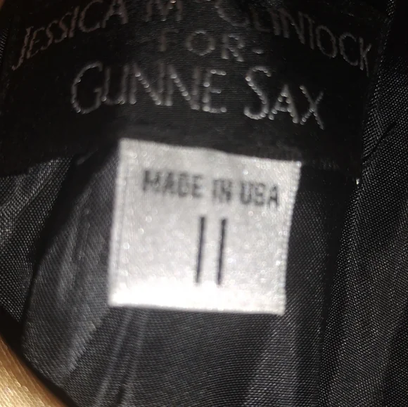 Jessica McLintock for Gunne Sax Strapless evening gown size 11 - Picture 4 of 4